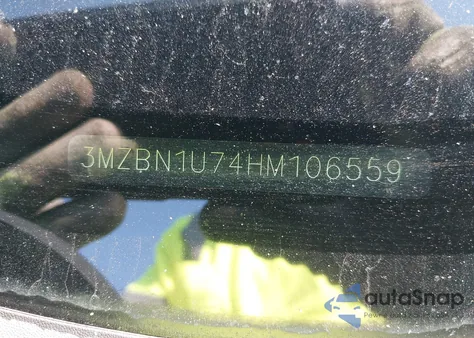 2017 Mazda Mazda3 Sport from USA, damaged, VIN 3MZBN1U74HM106559